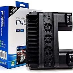 Compatible with PlayStation 4 Compatible with PS4 Compatible with PS4SLIM Compatible with PS4 PRO Multifunctional Console Vertical Stand-16