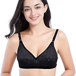 Women's Double Layered Cotton Bra - Veena (Femina)-2