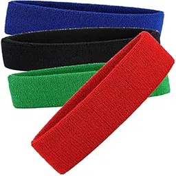 r lon R-LON Workout Headband for Women & Men - Moisture Wicking & Non-Slip Exercise Hairband or Sports Sweatband -Ideal for All Sports Like Tennis, TT, Badminton, Running and Yoga (4 PC) a5-picture-44