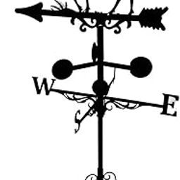 bnf® Weathervane Garden Craft Wind Direction Indicator Statue Wall Mount Elk | Yard, Garden & Outdoor Living | Garden D©cor | Weathervanes-image-58