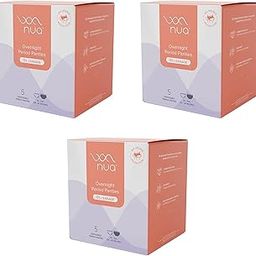 Nua Overnight Period Panties XL XXL 5 Count x Pack of 3 Sanitary Pad (Pack of 15)-picture-28