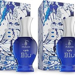 Al-Nuaim Blu Attar - Pack of 2 (20ml Each) | Alcohol Free | Attar Roll On | Luxury Scent With Long Lasting Fragrance-image-22