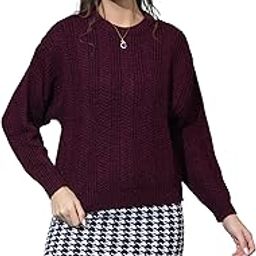 Women’s 100% Wool Winter Pullover Sweater | Full Sleeve Round Neck Soft Knit | Stylish & Comfortable Fit for Casual, Office & Outdoor Use-image-14