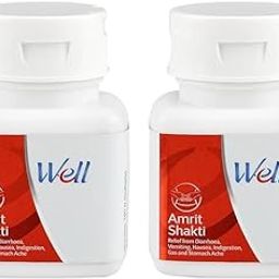 Well Amrit Shakti Digestive Relief Softgels with pack of 2, 100 capsules each-image-12