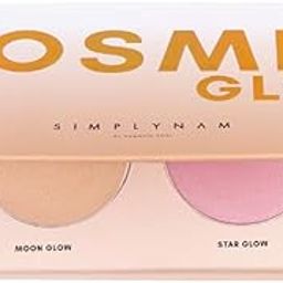 SIMPLYNAM Cosmic Glow Highlighter Duo | 2 Shades in 1 | Lightweight & Long-Lasting | Infused with Jojoba Oil & Squalene | Moon & Star Glow | Multi-Purpose for Face & Body | Vegan-20