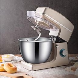 LANCEMATES Powerful Kitchen Stand Mixer for Baking & Dough Making â7L Capacity, Multiple Speeds, Stainless Steel Bowl-image-67