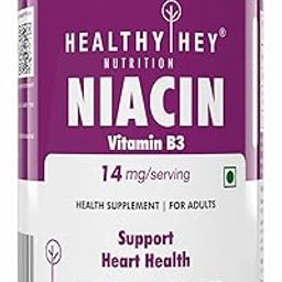 HealthyHey Nutrition Niacin Vitamin B3 120 Veg. Capsules-picture-27