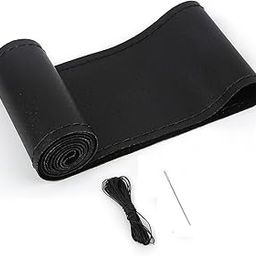 Kozdiko Leatherite Steering Wheel Cover Stitchable Black for Toyota Fortuner-image-85