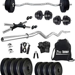 Protoner 16Kg PVC Combo Home Gym Package-picture-28