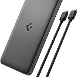 Spigen ArcPack 10000mAh Power Bank | PD 3.0 Fast Carging | 22.5W Max Output | 2 Type-C Ports,1 USB-A Port- (ABS + PC | Black)-29