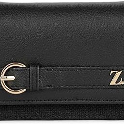 Demi Wallet for Women – Stylish Denim Crossbody with Chain Strap & Silver Accent | Handcrafted Wallet with Zipper Pocket, Card Slot & Water-Resistant Lining | Jet Black-image-6