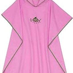 Surf Poncho Quick-Drying Changing Robe Surfer Towel Hooded Cape Pink-image-30