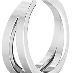 14K White Gold Alizeh Nose Ring (Non-Pierced) for Women-11