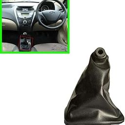 New JD Car Accessories , For Eon Car Automotive Parts Abs Plastic Made Of Gear Shifter Lever Cover Boot For Eon Car (6322), Black-14