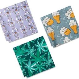 100% Organic Soft Cotton Women Handkerchiefs | Multicolor & Trendy Printed Hanky Designs | Soft & Breathable Fabric | Best For Styling & Everyday Use | Pack Of 3 | Smoking Hot-picture-12