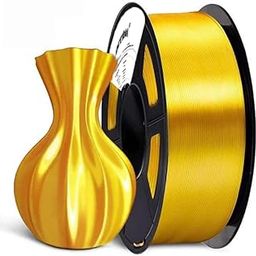 Premium PLA Silk 1.75mm 3D Printing Filament| Dimensional Accuracy +- 0.02mm|Compatible with Most FDM Printers| Sunshine Yellow-15