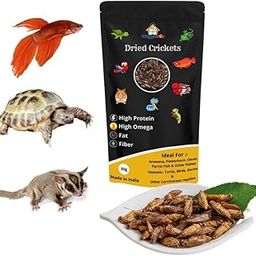 WiggleBoo Natural Protein Treat Dried Cricket Great for Reptiles, Tropical Fish, Birds, Hedgehogs, Sugar Gliders, Tutle & Hamster (30gm)-15