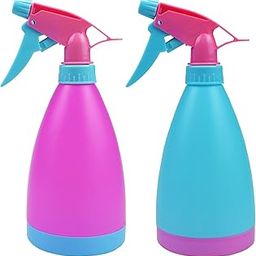 500ML Mist Spray Bottles 2 Pack Refillable Sprayer Leak Proof Trigger Spraying Bottle with Mist Stream for Cleaning, Gardening-image-3