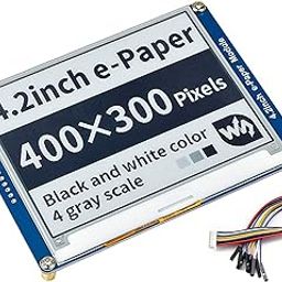 Waveshare 4.2inch E-Ink Display Module Communicating via SPI Interface 400x300 Resolution E-Paper with Embedded Controller for Raspberry Pi/iDUINO/Jetson Nano/Ard/Nucleo-image-9