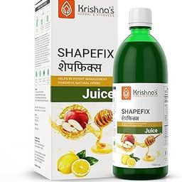 KRISHNA'S HERBAL & AYURVEDA Herbal Shapefix Juice With Natural Herbs, Helps In Weight Management, No Added Artificial Colors Or Flavours, Gluten Free - 1 Ltr (Pack Of 1)-19
