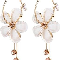 Jewellery Earings Gold Plated Floral Earrings for Girls and Women-51