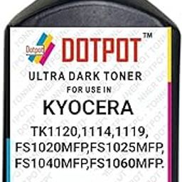 Dotpot Toner Powder Bottle TK1114 for use in KYOCERA TASKALFA 1020 1024/1035 1120/2035 Printer Pack of 1-image-98