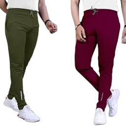Men's Cotton Blend Night Pants with Elastic Waistband & Zipper Pockets ? Soft, Breathable & Stretchable Sleepwear**-51