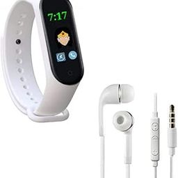Lapras Combo Pack of 2 Items - M4 Band Bluetooth Fitness Tracker, J5Earphones (1 Year Warranty)-10