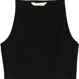 Rosie Womens Solid Polyester Blend Square Neck Regular Fit Crop Top-picture-44