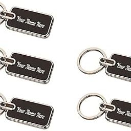 Personalized Premium Metal Key Chain with Name engraved, ideal for gifting on any special occasion (Pack of 5)-image-84