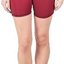 Amkr Fashion Sports Solid Women Reversible Maroon Casual Shorts ()_APS-BT-303 Maroon 36 1-image-85