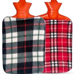 Drumstone (𝐋𝐢𝐦𝐢𝐭𝐞𝐝-𝐓𝐢𝐦𝐞 𝐁𝐨𝐧𝐮𝐬 𝟓-𝐘𝐞𝐚𝐫 𝐂𝐨𝐯𝐞𝐫𝐚𝐠𝐞) Hot Water Bottle with Soft Fluffy Cover, 1.8L Large Capacity Hot Water Bag for Period Pain, Back, Neck 1Pc, Multicolor-image-18