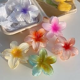 Truvic Flower Hair Claw Clips Stronger & More Durable Non Slip Secure Grip Claw Clip Perfect Fashion Styling for Girls & Women (Pack of 3)-image-13