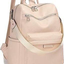 Women's Fashion Backpack Purses Multipurpose Design Handbags and Shoulder Bag PU Leather Travel bag Vegan Leather Girl's Travel Casual Backpack With Shoulder printed Strap-14