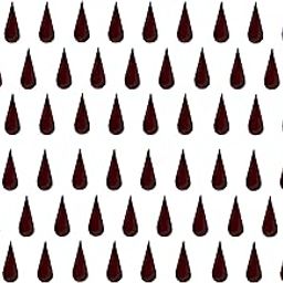 Vama Fashions Deep Red Velvet Vertical Bindi small Bindi For Women Maroon-44