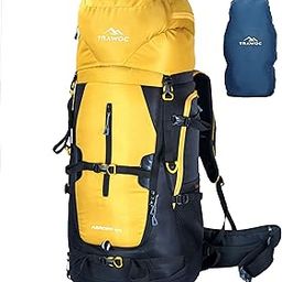 AEROFIT 60L Internal Metal & Fiber Frame Travel Backpack for Hiking Trekking Bag Camping Rucksack for Men & Women with Rain Cover/Shoe Compartment HK012-picture-21
