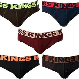 Men's Kings Cotton Marko Brief Mix (Pack of 5)-picture-23
