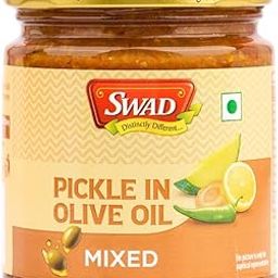 SWAD Mixed Pickle in Olive Oil 200g | Spicy Mixed Achar with Olive Oil | Made with Premium Olive Oil | Made with Fresh Mango, Carrot, Lime, Green Chilli, Olive Oil & Traditional Spices-image-46