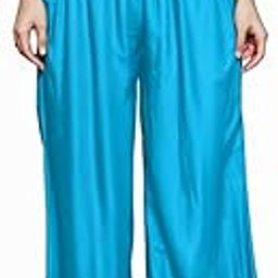 Women's Solid Rayon Palazzo Pants with Elastic Waistband | Soft & Flowy for Office, Casual, Ethnic Outfits – Available in 10 Colors-image-27