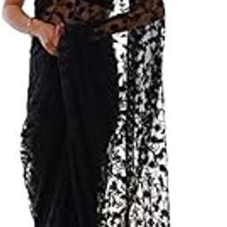 Women's Heavy Butterfly Net Beautiful Ethnic Saree With Unstiched Blouse Piece For Festival And Function - M-Maharani-picture-35