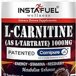 Instafuel Carnipure® L-Carnitine L-Tartrate 1000mg - Ultimate Pre & Post Workout Supplement for Energy Production, Weight Management, Muscle Recovery, Boost Performance & Brain Power, 60 Tablets-image-53