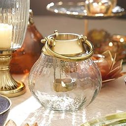 Pure Home + Living Clear Textured Glass Tea Light Holder - Small-image-20