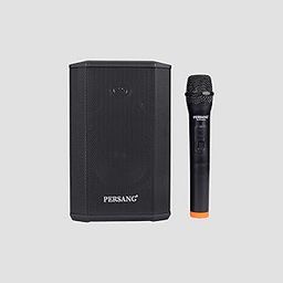 PERSANG Soundbox 2.0 Portable Bluetooth Speaker with UHF Mic, 18W RMS, 6 EQ Modes, Deep Bass, 13.97cm Woofer, Up to 3hrs Playback, Type-C Charging, USB/SD, Recording Function, Lightweight Design-24