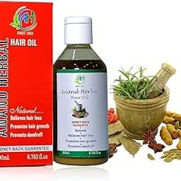 ANAND HERBAL HAIR OIL, Hair Oil Relieves Hair Loss, Promotes Hair Growth & Prevents Dandruff, 200ml-image-51