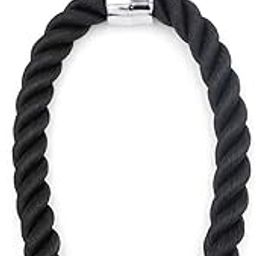 Greententljs Heavy Duty Triceps Rope - 27 Inch Rope Length Nylon Tricep Rope Cable Attachment with Stainless Steel Spring Snap Hook Carabiner for Gym & Home-20