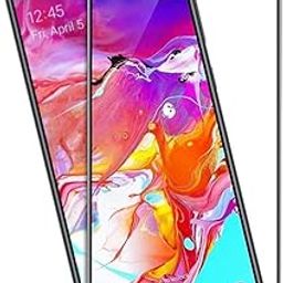 Dashmesh Shopping Tempered Glass Screen Protector for Samsung Galaxy A70 | A70S (Black) Edge to Edge Full Screen Coverage Premium Military-Grade-image-80