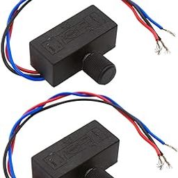 Electronic Spices 12V electric adjustment switch regulator PWM Motor Controller electric adjustment switch regulator for DC motors, Pack of 2-18