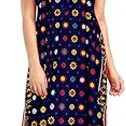 Women's Pure Cotton Nightwear Casual Nighty (KF-GOWN2223 L) Multicolour-image-74