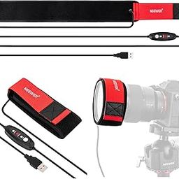 NEEWER USB Lens Heater, 16"/400mm Lens Warmer for DSLR Camera and Telescope, 3 Temperature Regulator Settings, Dew Heater Strip Prevents Dew, Fog & Condensation for Telescope Camera Astrophotography-4