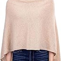 Cashmere Knitted Poncho 100% Mongolian Cashmere Dress Topper for Women Wrap [Gift Box]-image-29